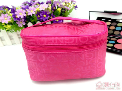 厂家直销订做化妆包包女包手提带镜子收纳化妆包D1-3